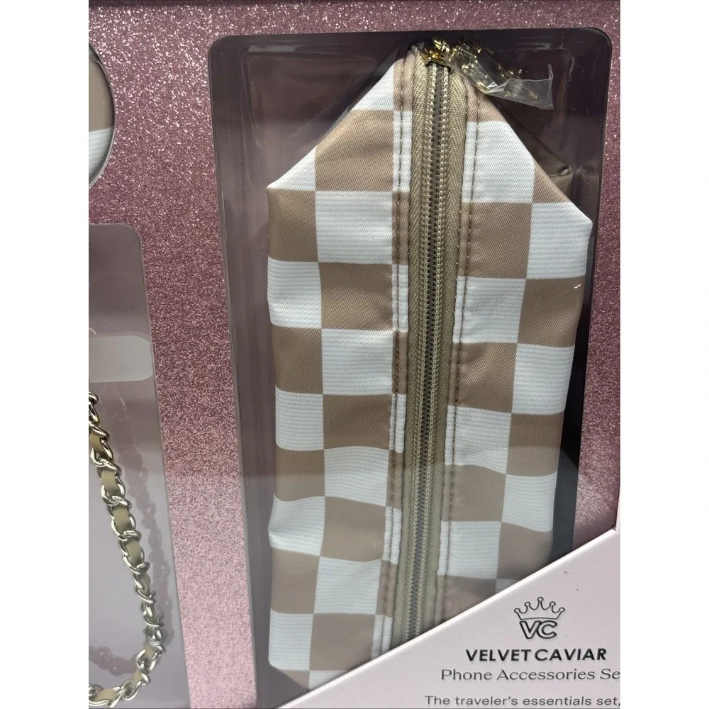 VELVET CAVIAR Phone Accessories Set - Nude Vibe Check